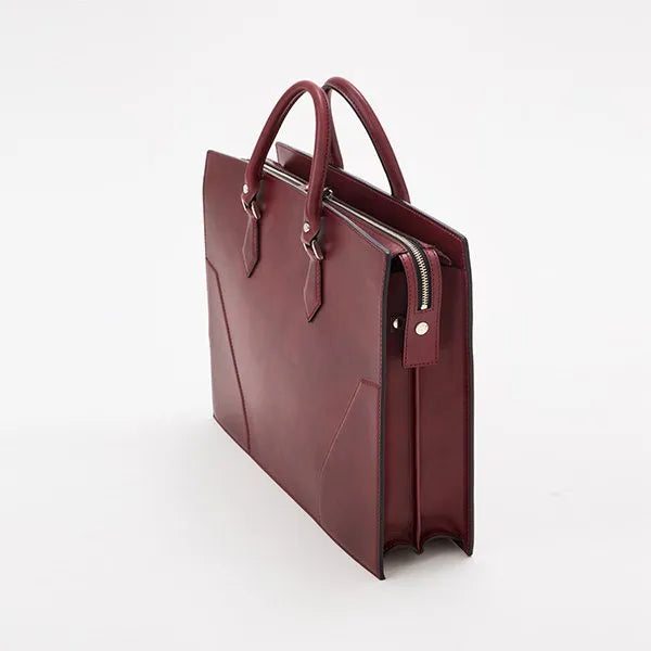 Thick Leather B4 Business Laptop Hand Tote Bag