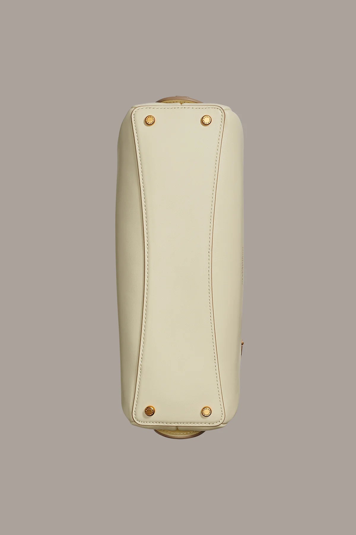 Smooth Cow Leather Vintage Mini Baguette Shoulder Bag