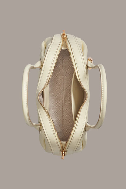 Smooth Cow Leather Vintage Mini Baguette Shoulder Bag