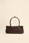 Adjustable Buckle Suede Retro Baguette Shoulder Bag